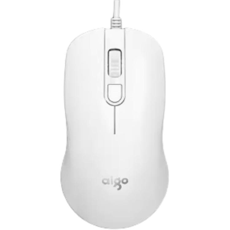 AIGO Q21 Flash Sale Edition Проводная световая звуковая USB-мышь для офиса, дома, киберспорта, игр, портативная мышь