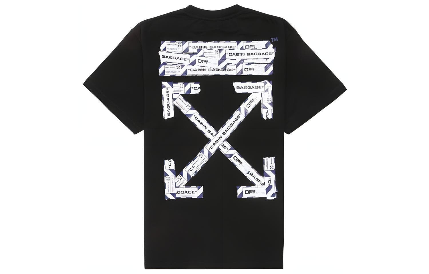 OFF WHITE Oversized Fit Airport Tape T Shirt
