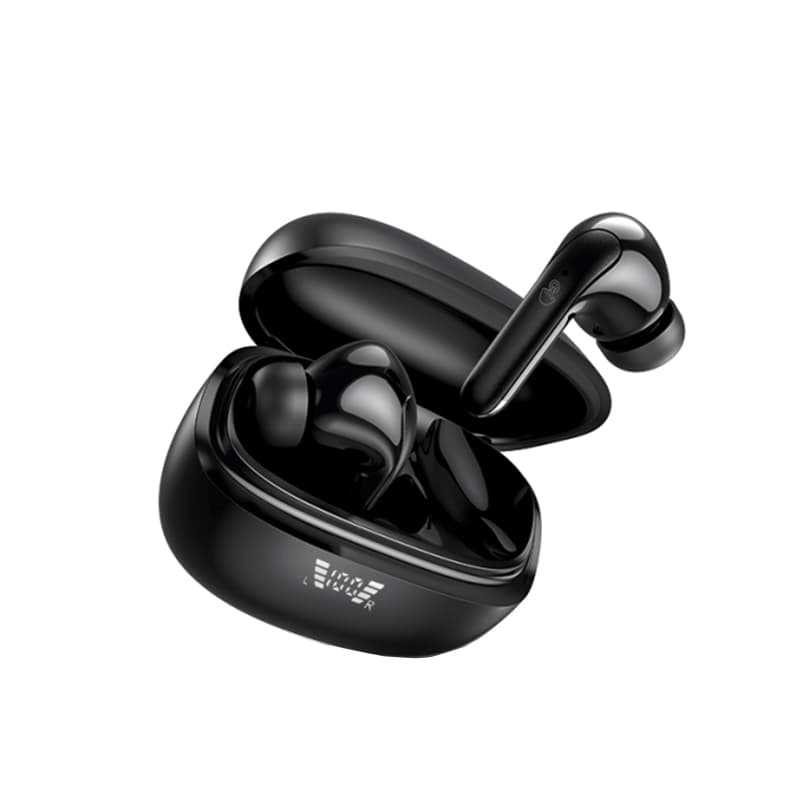 AIGO T28 ENC Bluetooth 5.3 с двойным микрофоном и шумоподавлением, настоящая беспроводная Bluetooth-гарнитура с активным шумоподавлением