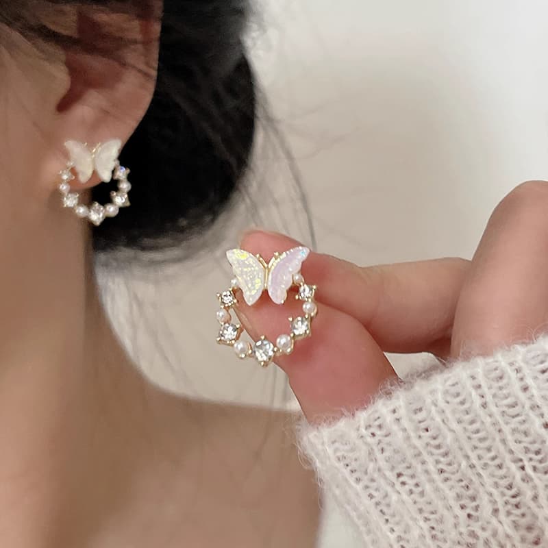 Женские серьги-гвоздики из сплава CMFY