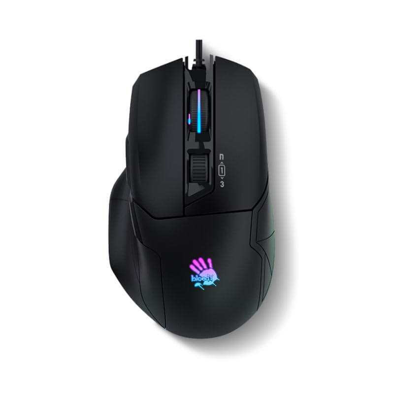 A4TECH Blood Hand Ghost Bloody W70 MAX Wired Connection CF Chicken Dinner, Custom Programming, Gaming Esports Mice