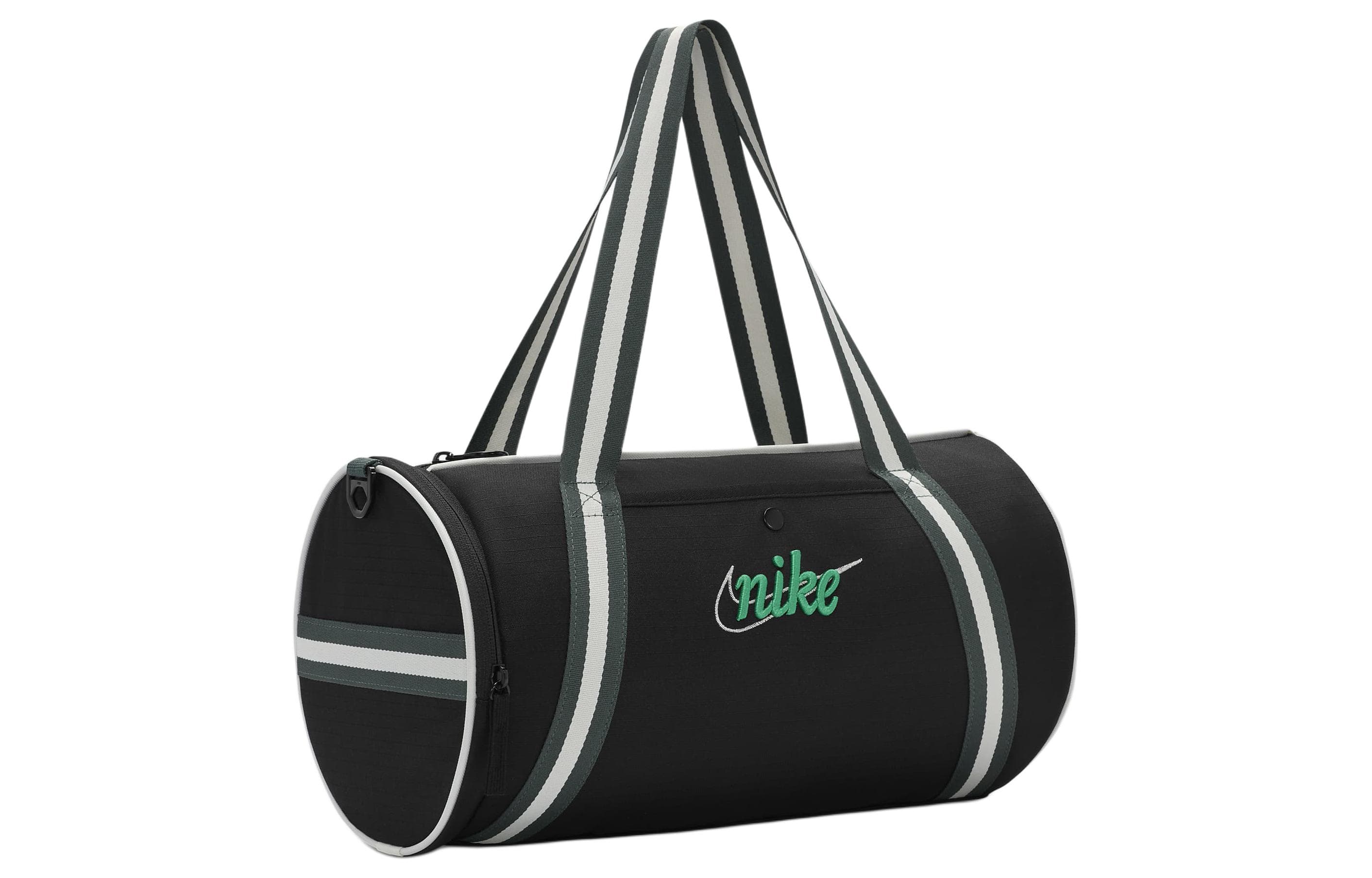 Портативные спортивные сумки через плечо Nike из полиэстера на одно плечо, большие размеры, унисекс, черный, винтажный зеленый и стадионный зеленый