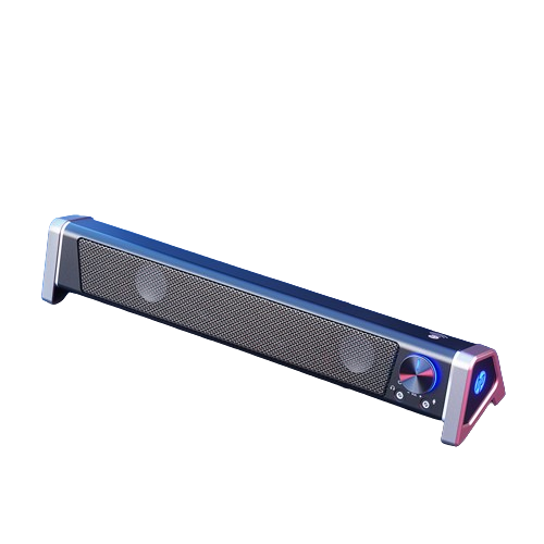 HP HUIPU Speakers Computer Portable Home Wired Desktop Esports Game USB Subwoofer Heavy Bass