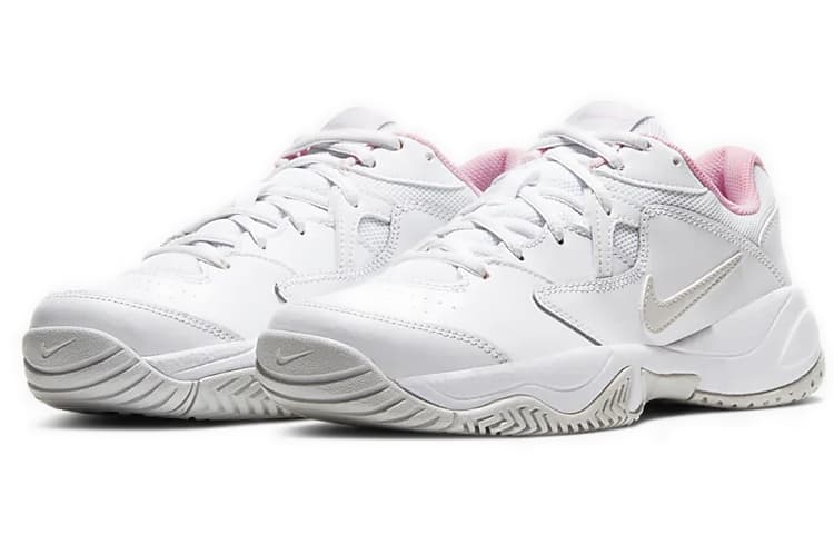 Женские кроссовки из пеноматериала Nike Court Lite 2 белого и розового цвета
