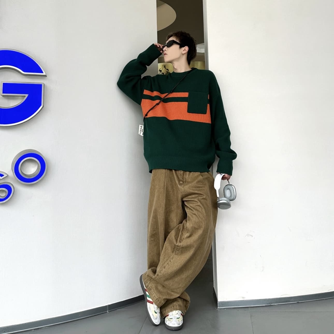 Adidas Originals SAMBA OG Низкие кроссовки для скейтборда унисекс Бежевый Серый