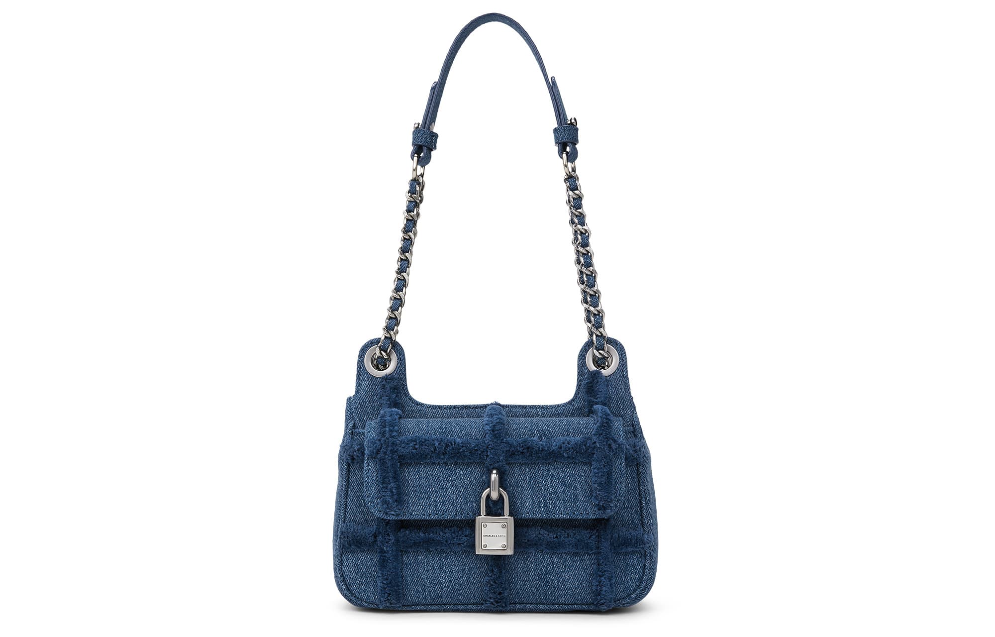 CHARLES&KEITH Маленькая квадратная сумка из полиуретановой синтетической кожи, сумка через плечо, маленькая женская однотонная сумка