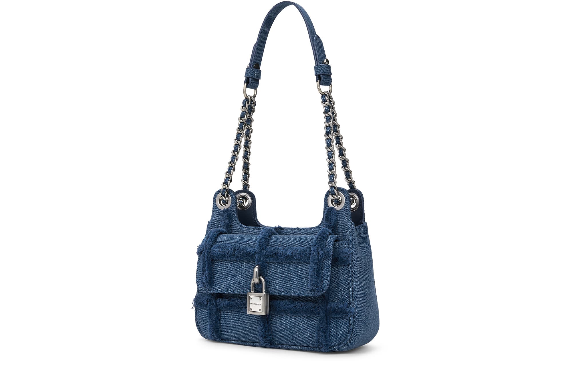 CHARLES&KEITH Маленькая квадратная сумка из полиуретановой синтетической кожи, сумка через плечо, маленькая женская однотонная сумка