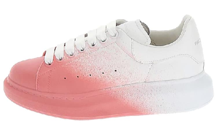 Alexander McQueen Oversized White Pink Velvet Spray Women's