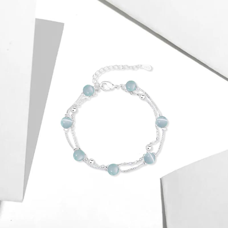 WANLIACC Женские браслеты из нефрита с цветной глазурью