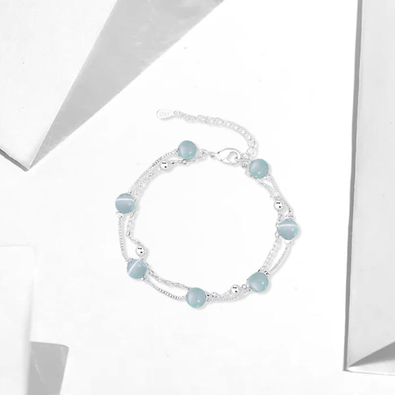 WANLIACC Женские браслеты из нефрита с цветной глазурью