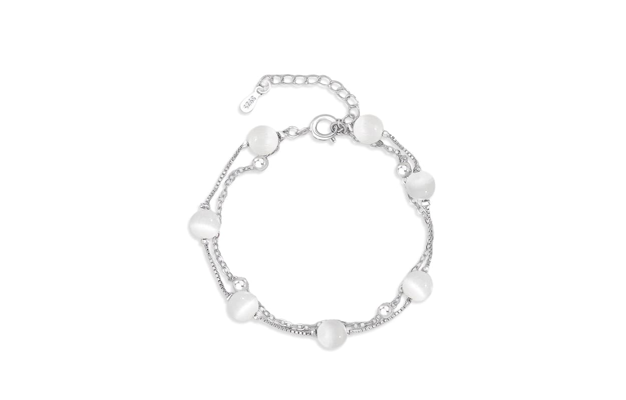 WANLIACC Женские браслеты из нефрита с цветной глазурью