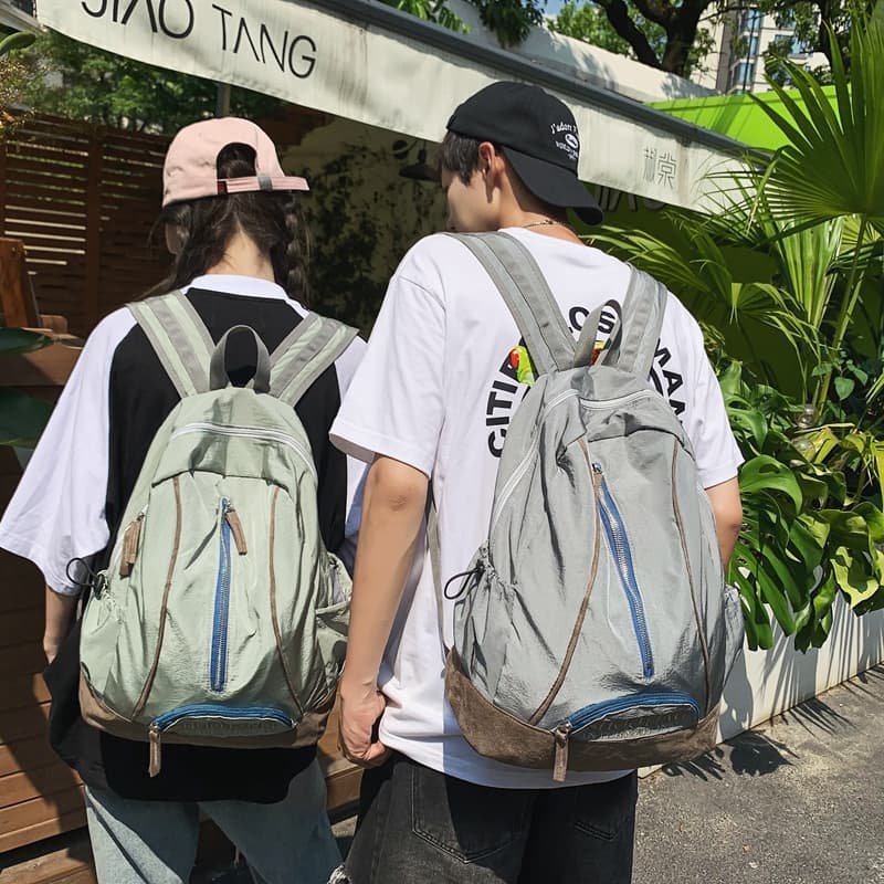 Рюкзак Deli Bear из нейлона, обычный, унисекс, черный/зеленый/розовый/красный/черный