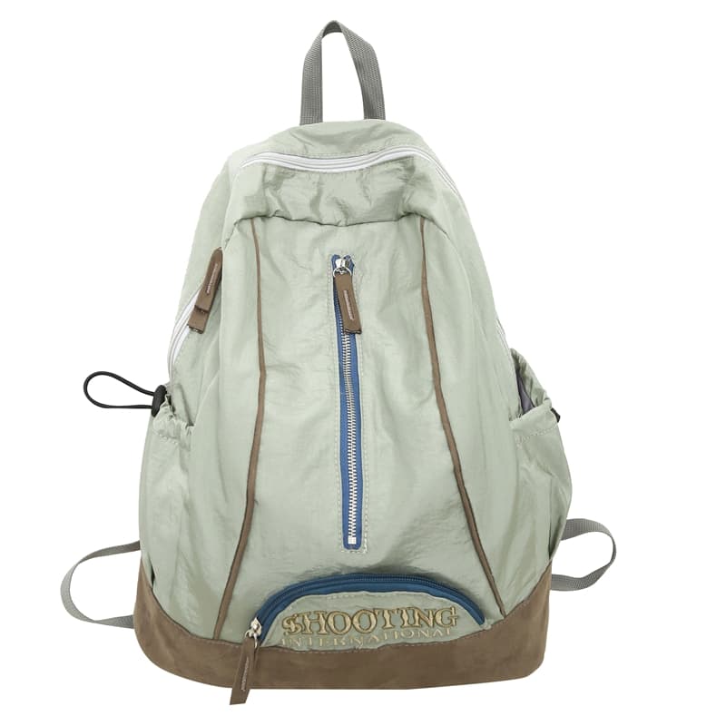 Рюкзак Deli Bear из нейлона, обычный, унисекс, черный/зеленый/розовый/красный/черный