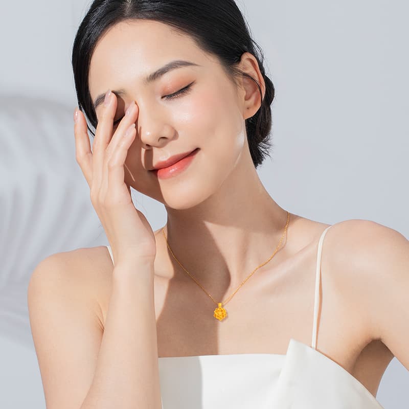 Золотой кулон SINO GEM унисекс