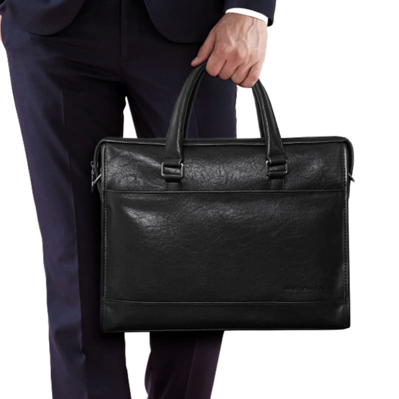 Текстура КОРОВЬЕЙ кожи, синтетическая кожа из микрофибры, портативный портфель через плечо на одно плечо, тубы, мужские, черные