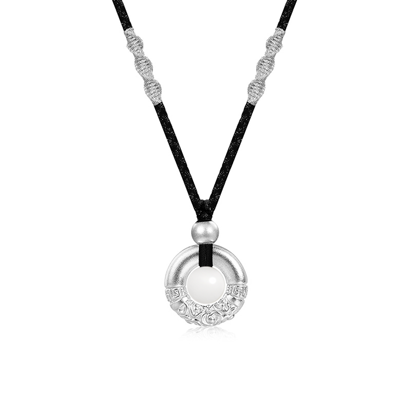 Ожерелье SWEET PLANET с агатом, черный и красный агат, оригинальный дизайн, мирная радость, унисекс