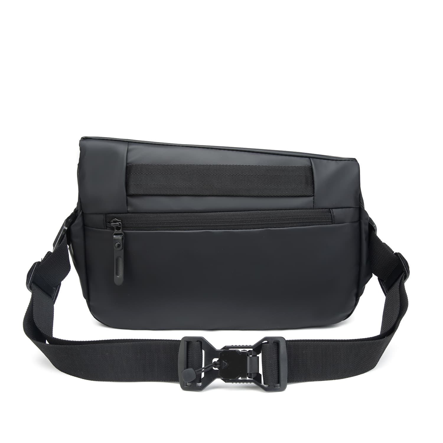 Водоотталкивающая сумка-слинг из искусственной кожи Slazenger 3M Светоотражающая велосипедная сумка-мессенджер среднего размера унисекс Черный Серый