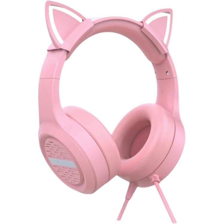 EWEADN 12 розовых наушников с кошачьими ушками, крепящихся на голову, с активным шумоподавлением