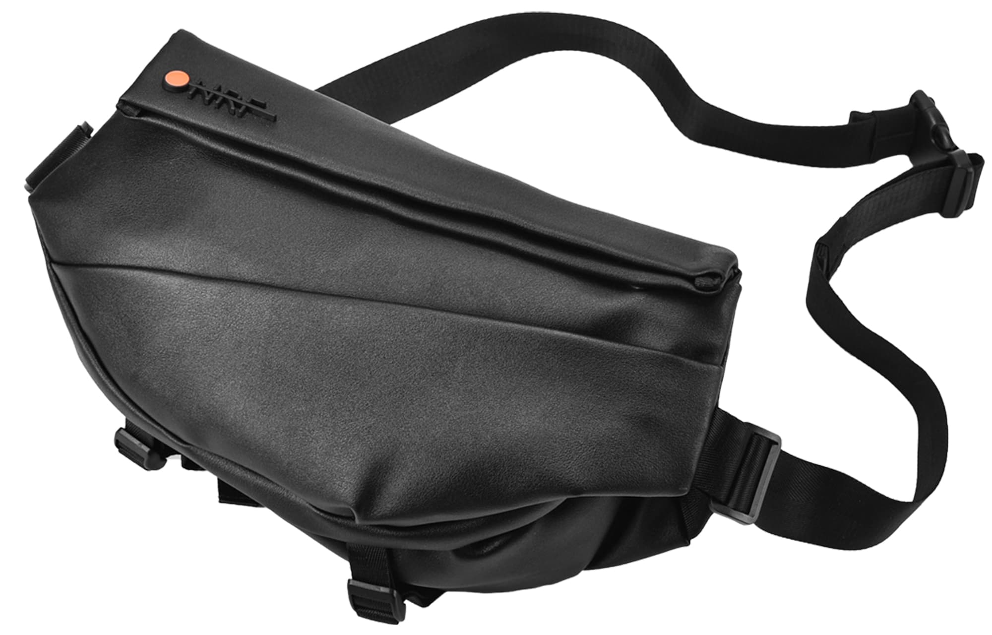 ONRF Сумка через плечо из ПВХ, поясная сумка, нагрудная сумка, сумка через плечо Тубы унисекс Cool Black