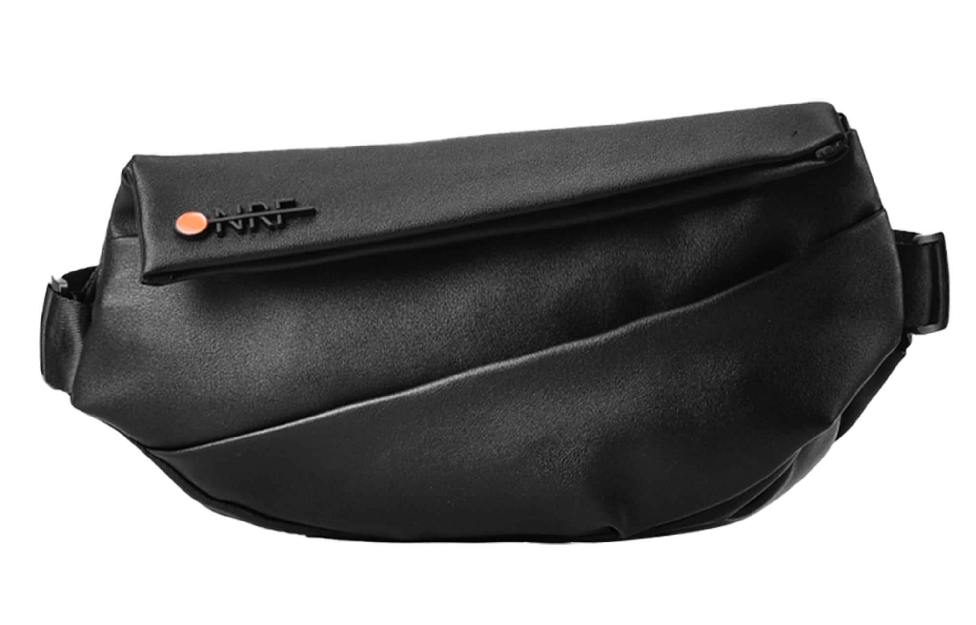 ONRF Сумка через плечо из ПВХ, поясная сумка, нагрудная сумка, сумка через плечо Тубы унисекс Cool Black