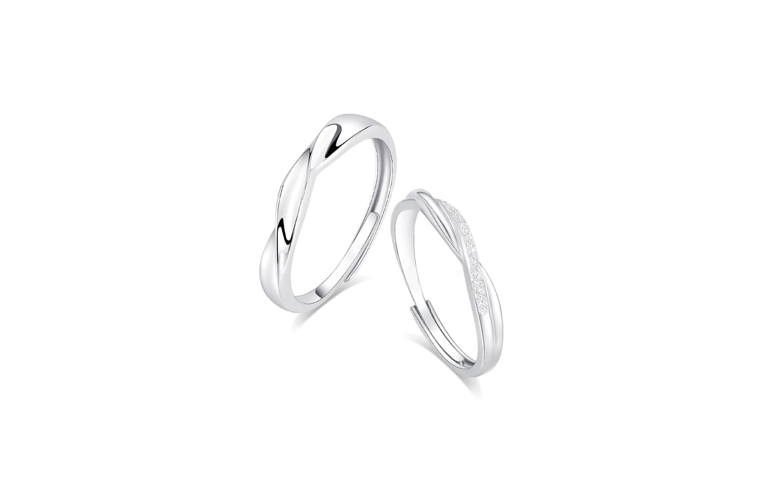 MISS TooYA 999 изысканных серебряных колец унисекс