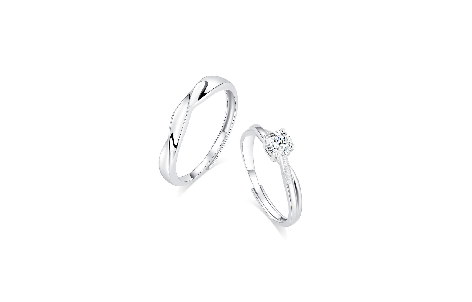 MISS TooYA 999 изысканных серебряных колец унисекс