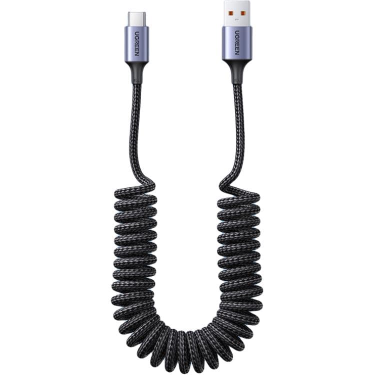 UGREEN USB A To Tpye C Spring Retractable Fast Charging Compatibility Huawei Honor Cables