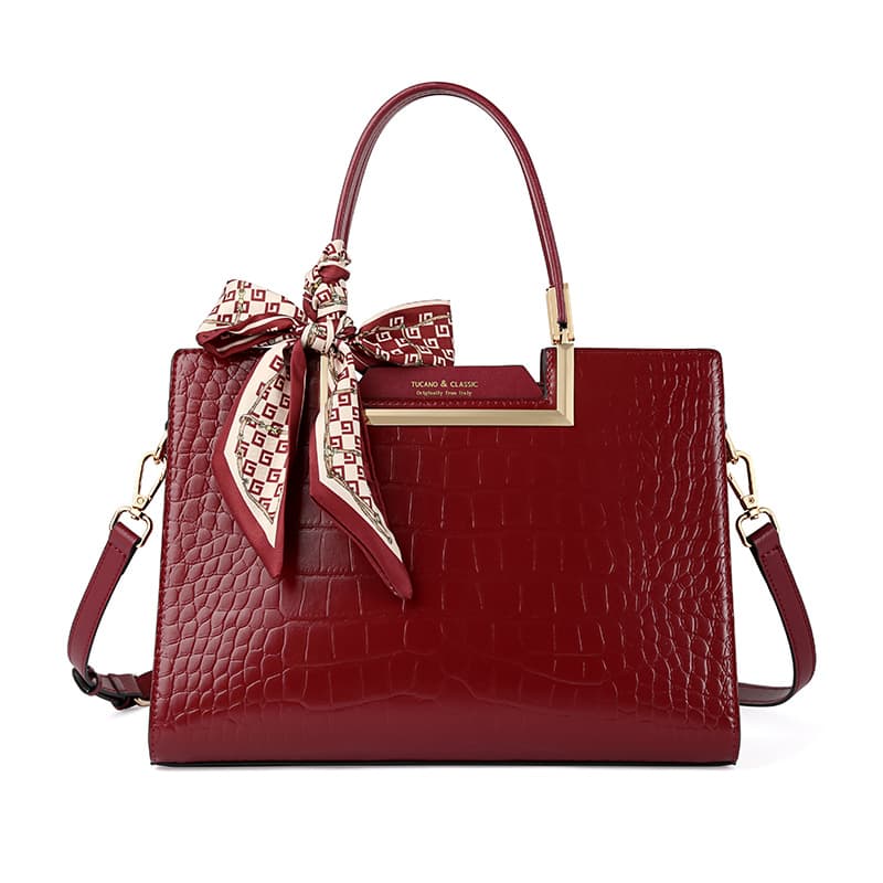 TUCANO Сумка через плечо из коровьей кожи и искусственной кожи на одно плечо Тубы Женская Бежевый абрикос