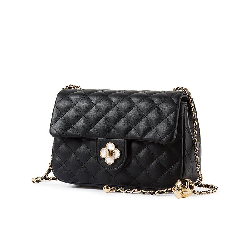 TUCANO Сумка через плечо из искусственной кожи в стиле пэчворк, средний размер, женская, Хепберн, черный/бежевый