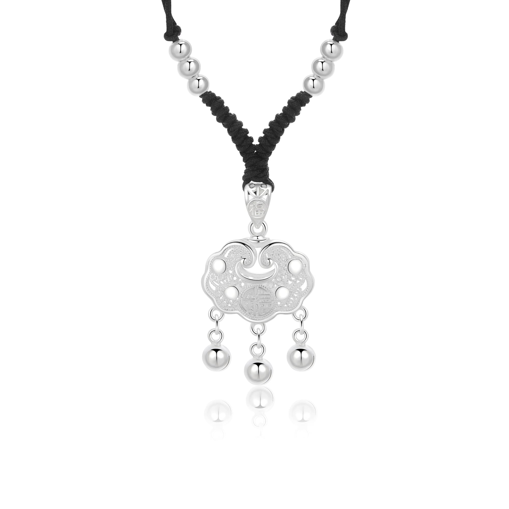 Женские ожерелья из серебра 990 пробы Lao Feng Xiang