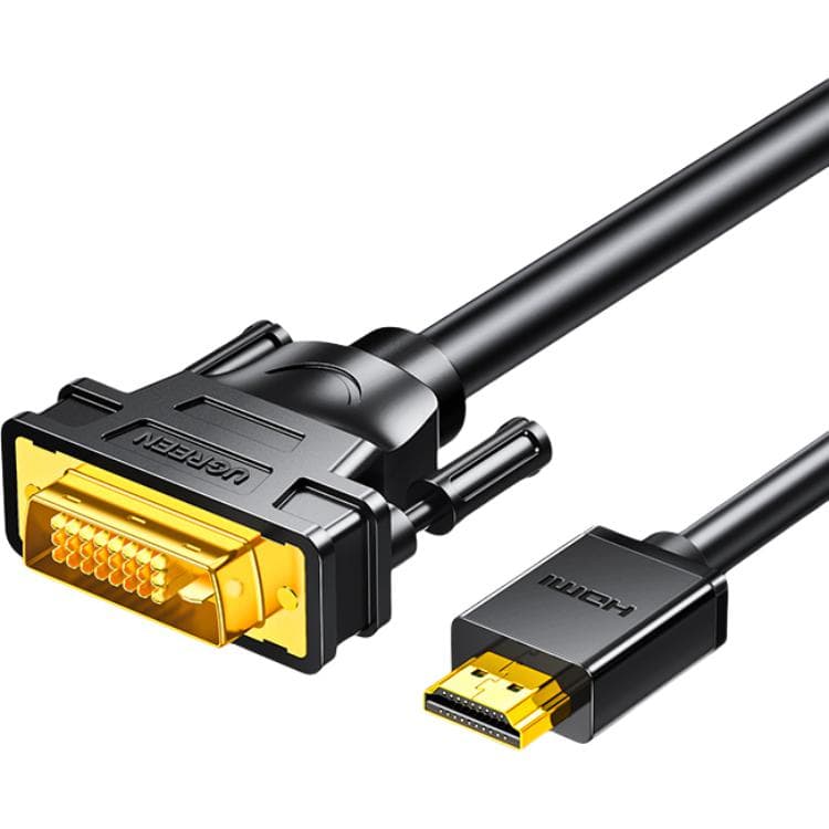 UGREEN HDMI-DVI адаптер для ноутбука, внешние компьютерные мониторы, экран HD-порта, адаптер, кабели VGA UGREEN