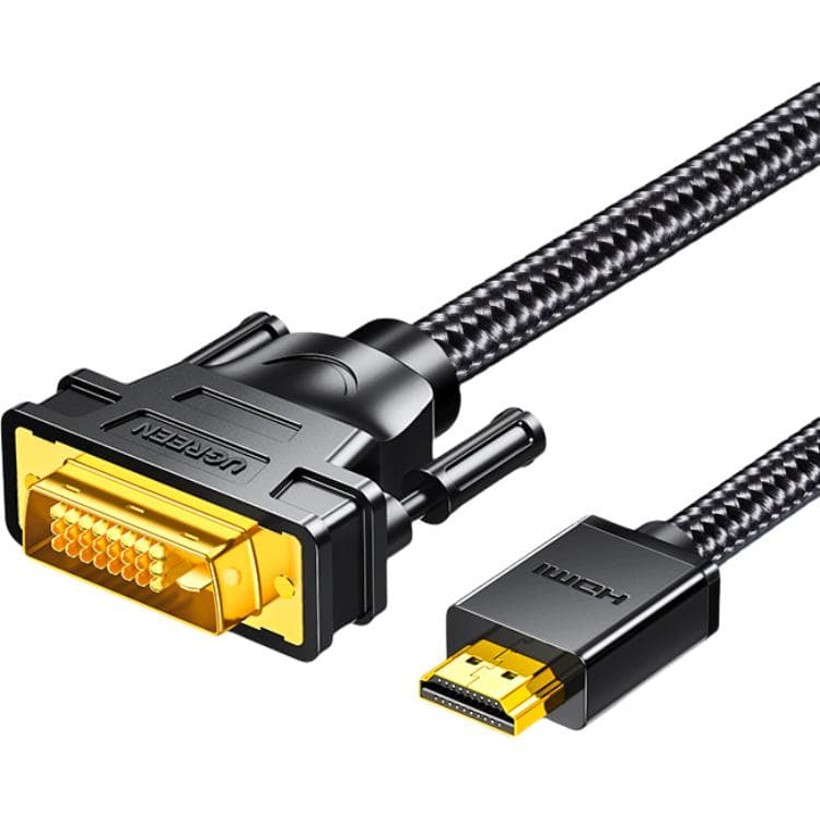 UGREEN HDMI To DVI Adapter For Laptop External Computer Monitors Screen HD Conversion Port Adapter VGA Cables UGREEN