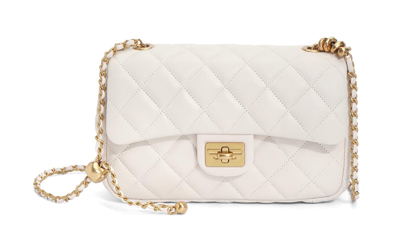 BELLE Sheepskin Crossbody Bags Large Women's