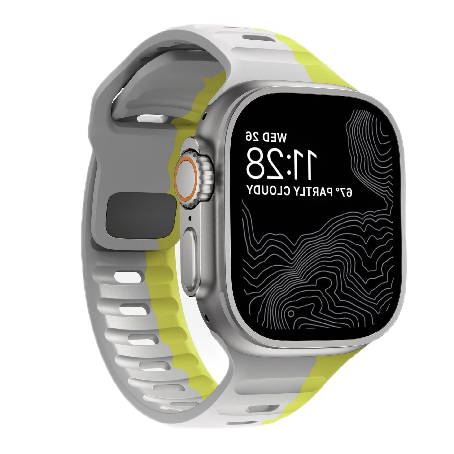 Ремешок Akkerds, совместимый с Apple, силиконовый материал, часы IWatch S10/S9/SE/8 42, циферблат