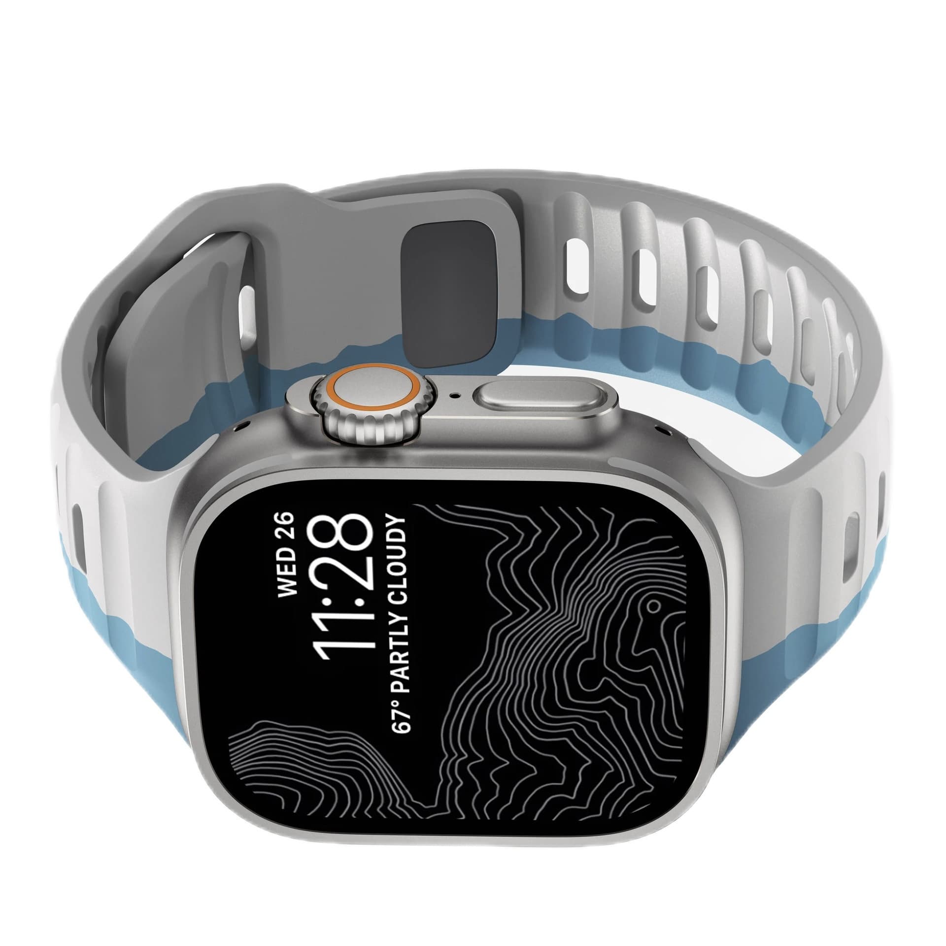 Ремешок Akkerds, совместимый с Apple, силиконовый материал, часы IWatch S10/S9/SE/8 42, циферблат