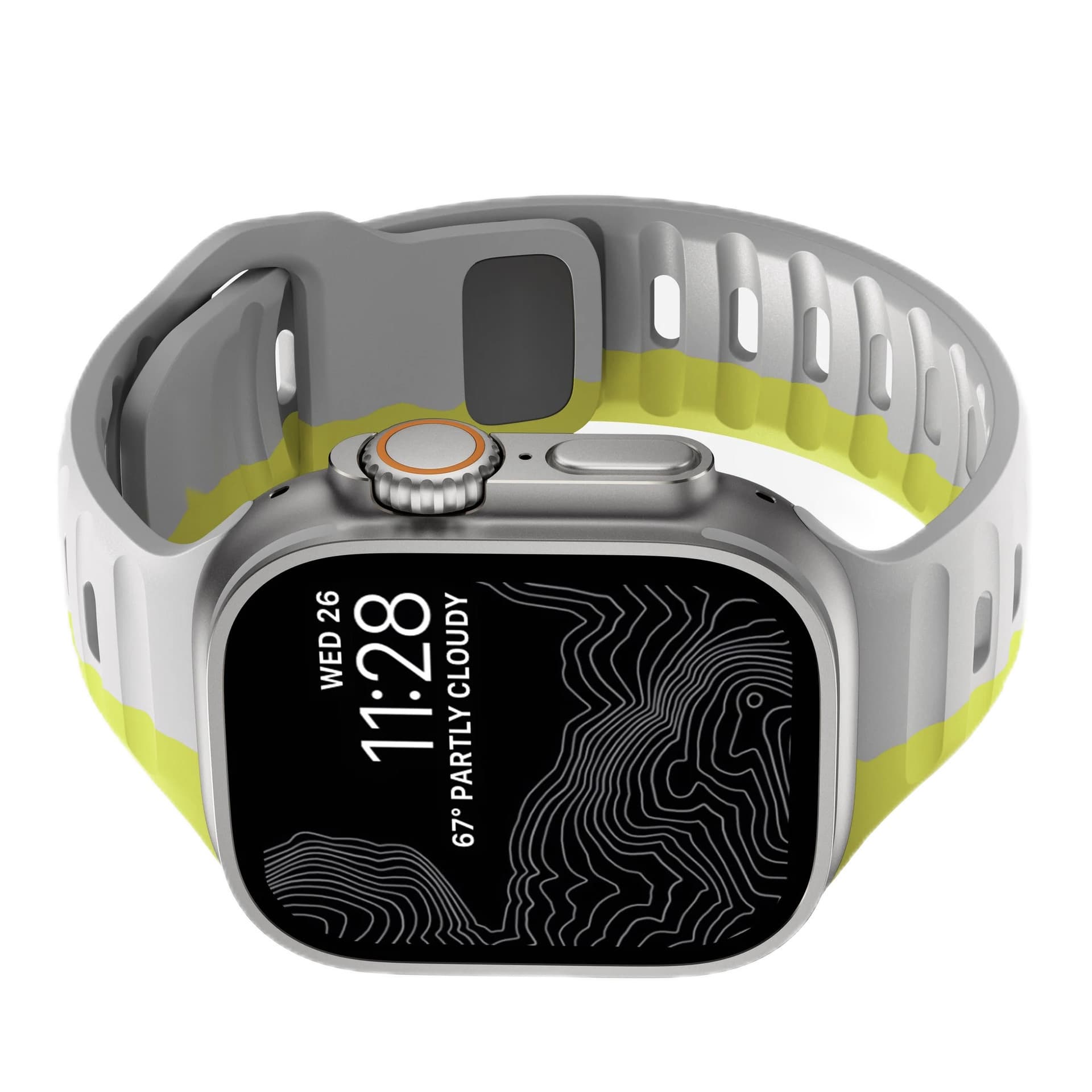 Ремешок Akkerds, совместимый с Apple, силиконовый материал, часы IWatch S10/S9/SE/8 42, циферблат