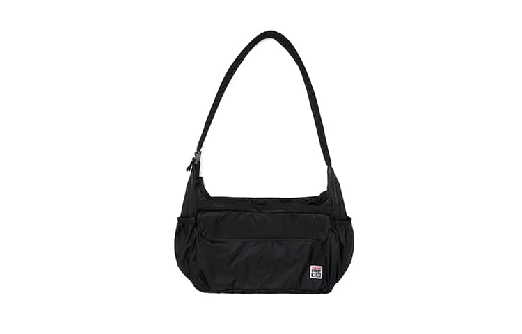 Vision Street Wear Nylon Shoulder Bag Regular Unisex Black/Purple