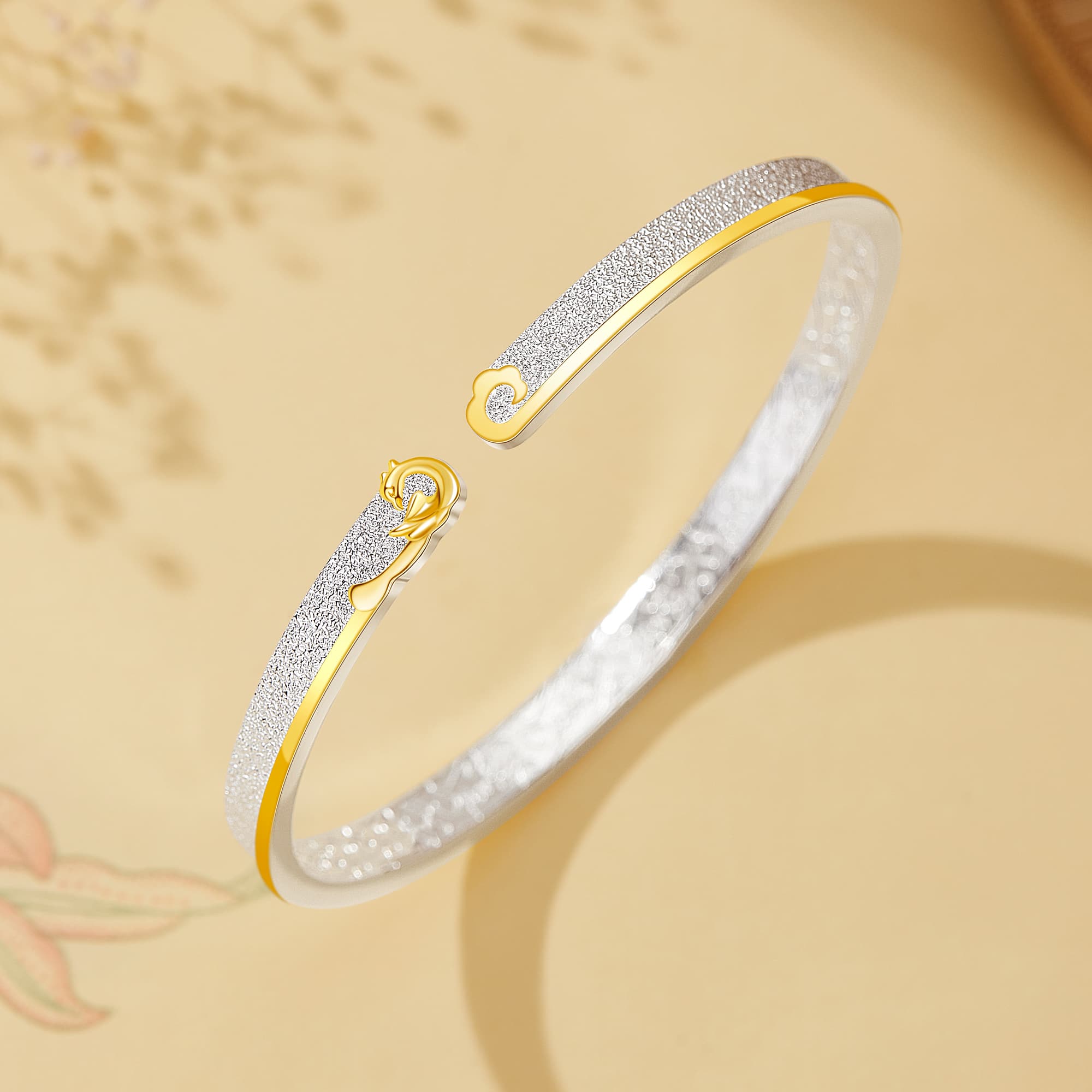 Женские браслеты Lao Feng Xiang из стерлингового серебра 999 пробы