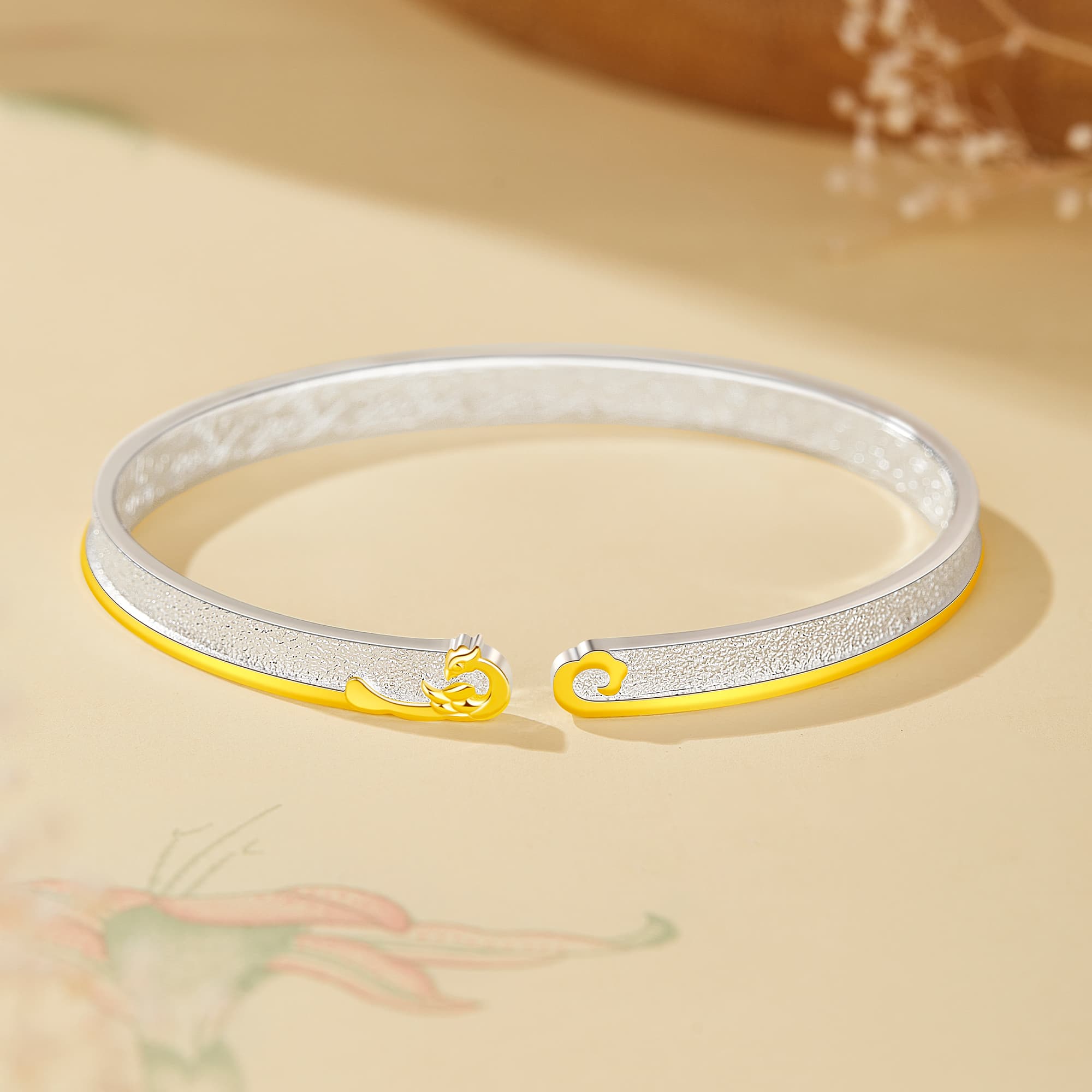 Женские браслеты Lao Feng Xiang из стерлингового серебра 999 пробы