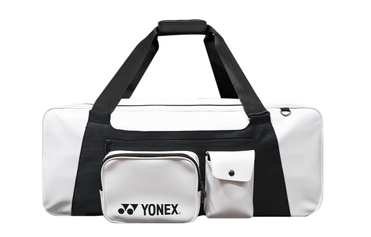 YONEX Fabric Gym Bag Unisex Black White