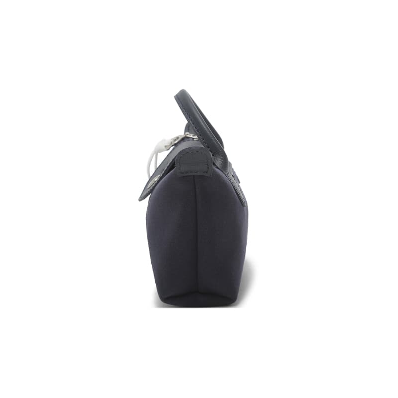 Сумка для пельменей из коровьей кожи LONGCHAMP, обычная женская, морского синего цвета