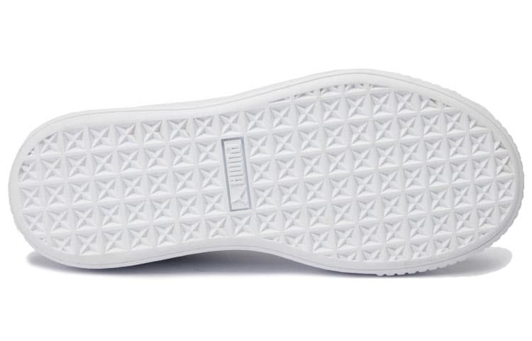 Женские кроссовки PUMA Basket Platform Metallic «White Rose Gold»