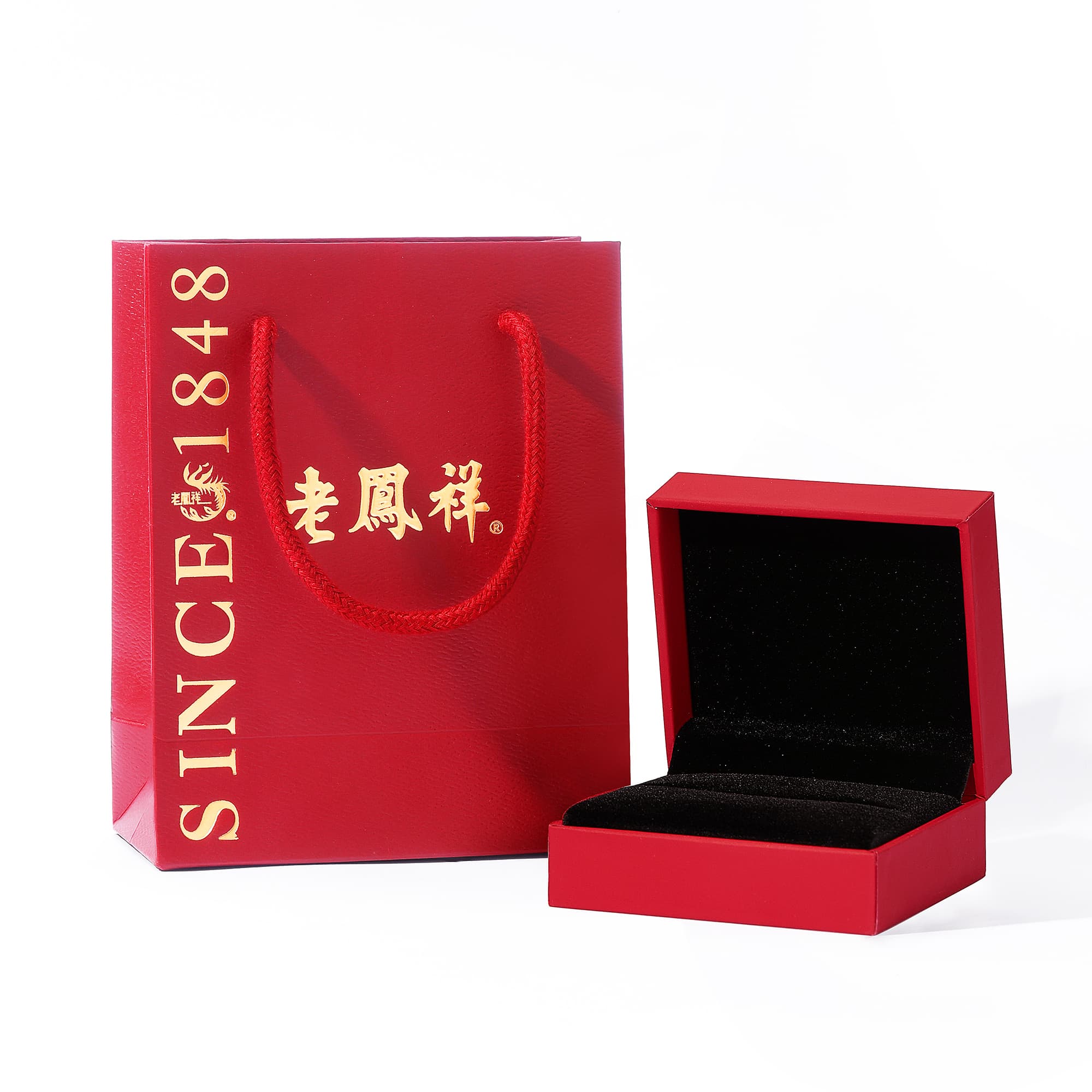Lao Feng Xiang 999 Fine Silver Rings Unisex
