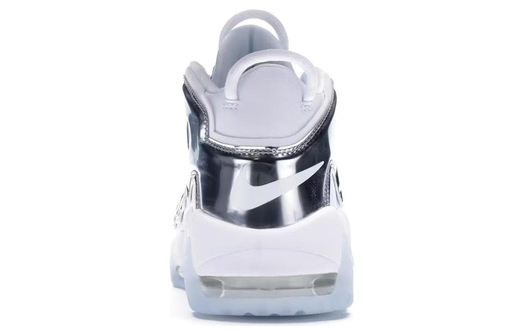 Женские кроссовки Nike Air More Uptempo Chrome белого цвета