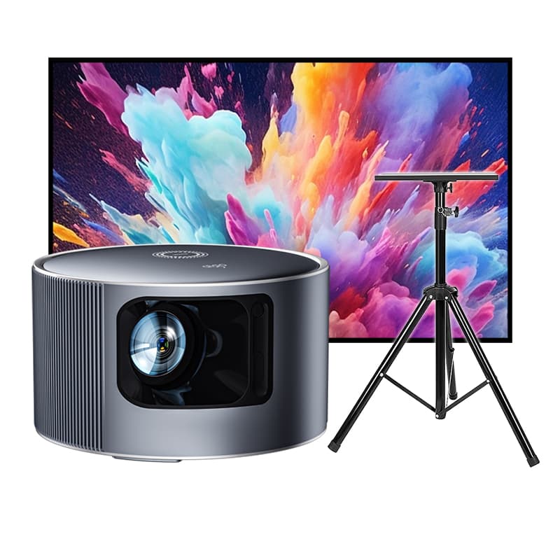 AIGO Projectors H121 1080P Ultra HD Home Bedroom Dormitory Office Meeting Wireless Same Screen Projection Projector
