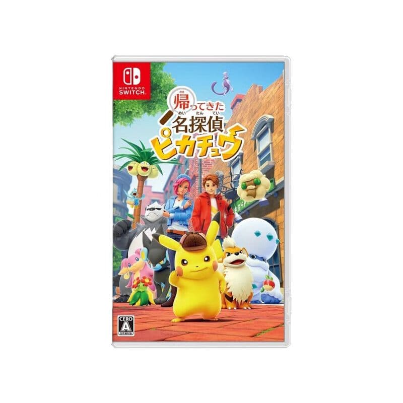 SWITCH Detective Pikachu Lightning Returns Game Software Text Adventure Mystery