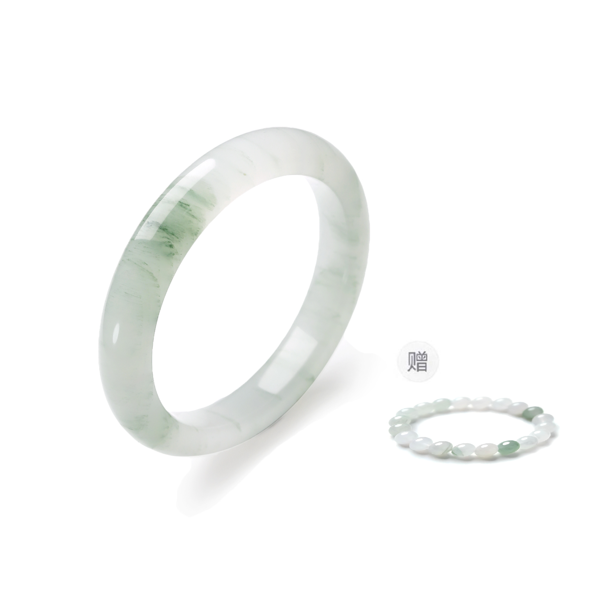 Женские нефритовые браслеты Artisan Lock Heart Jade Tianshan