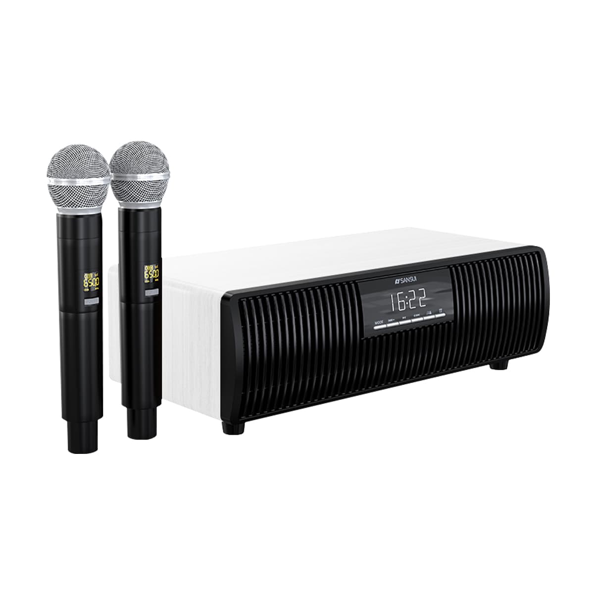 Колонки SANSUI T59 Heavy Bass, домашний КТВ, беспроводной микрофон с дистанционным управлением, динамик для караоке-ТВ для гостиной