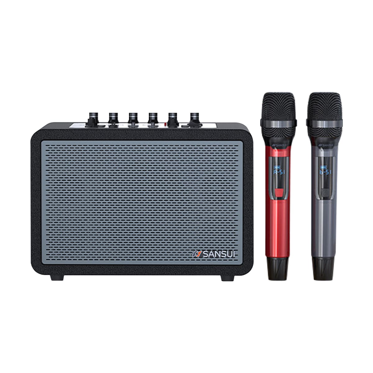 Динамики SANSUI E78 Портативные портативные кадриль с беспроводным микрофоном Small Live K-Song