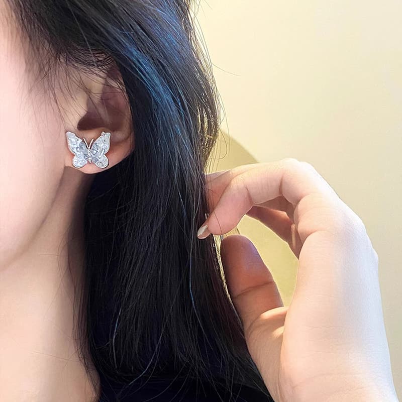 Женские серьги-гвоздики CMFY с цирконом